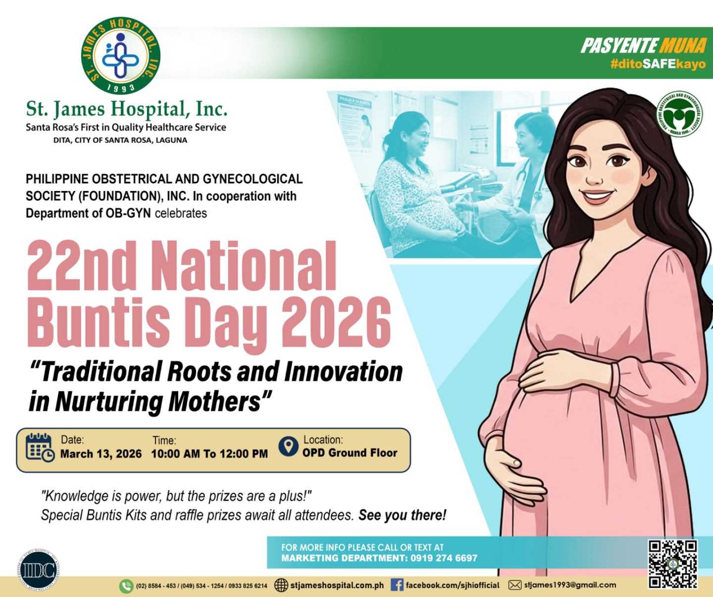 Event poster: Traditional Roots and Innovation in Nurturing Mothers.
