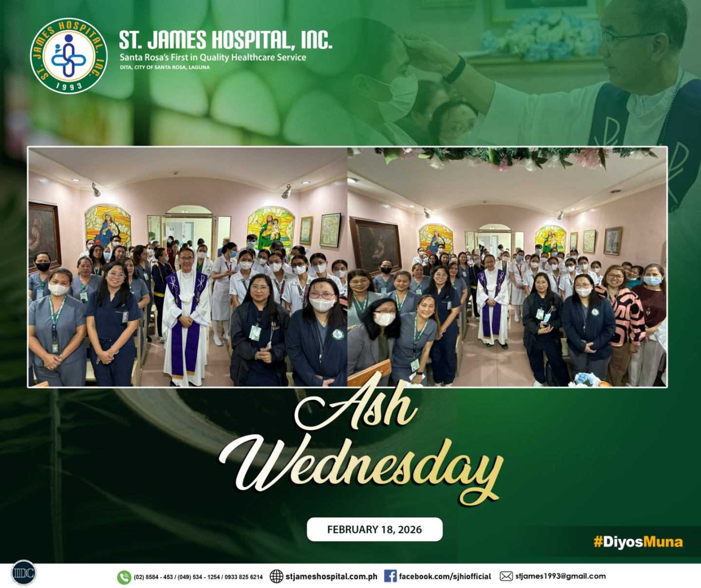 Event poster: Ash Wednesday